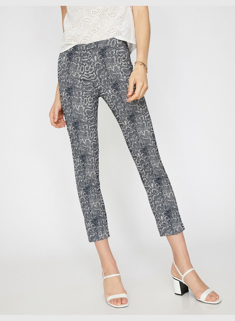 Snake Patterned Trousers