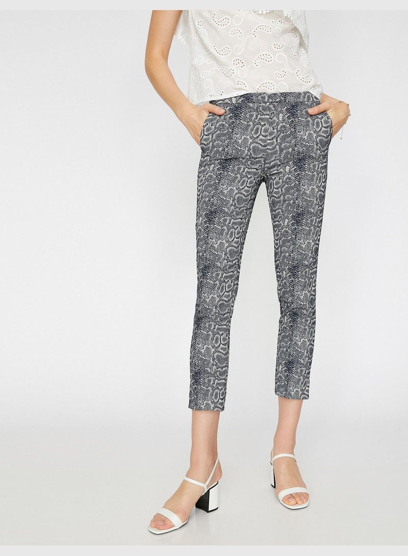 Snake Patterned Trousers