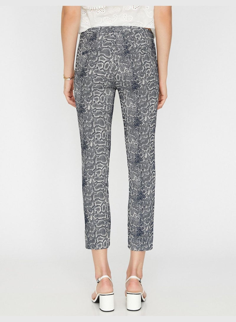 Snake Patterned Trousers