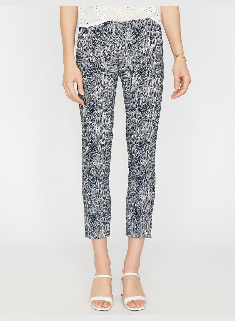 Snake Patterned Trousers