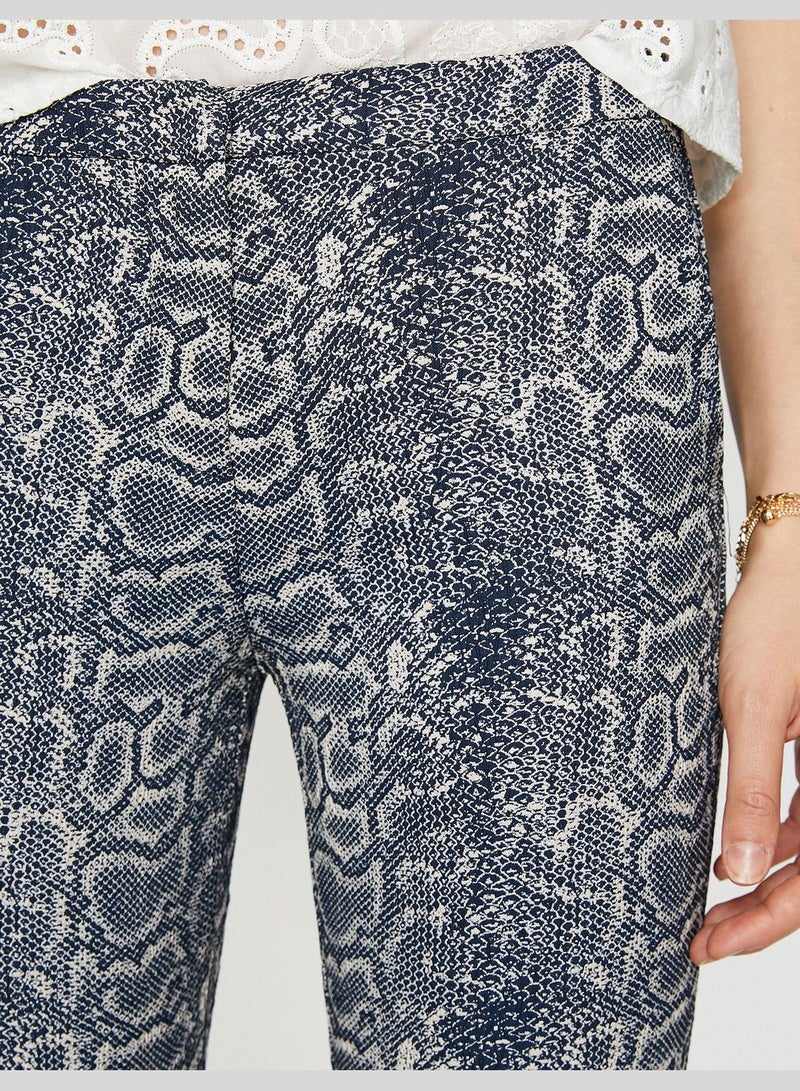 Snake Patterned Trousers