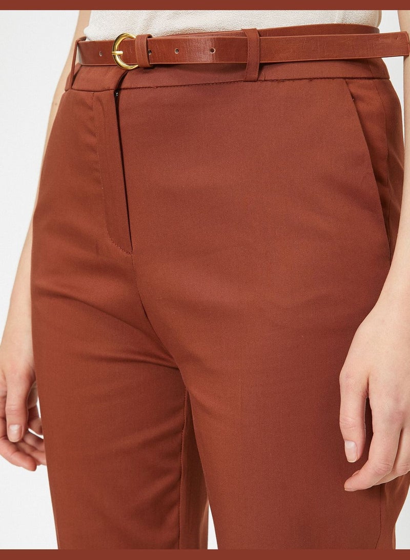 Belt Detailed Trousers