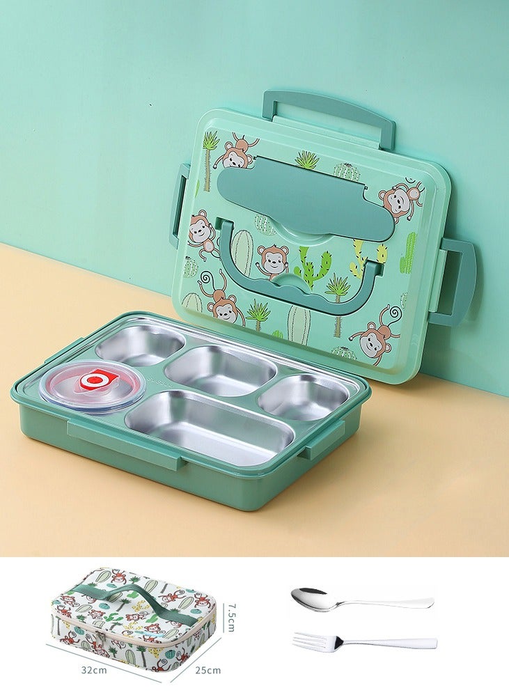 Stainless Steel Insulated Lunch Box with Meal Box Bag and Soup Bowl