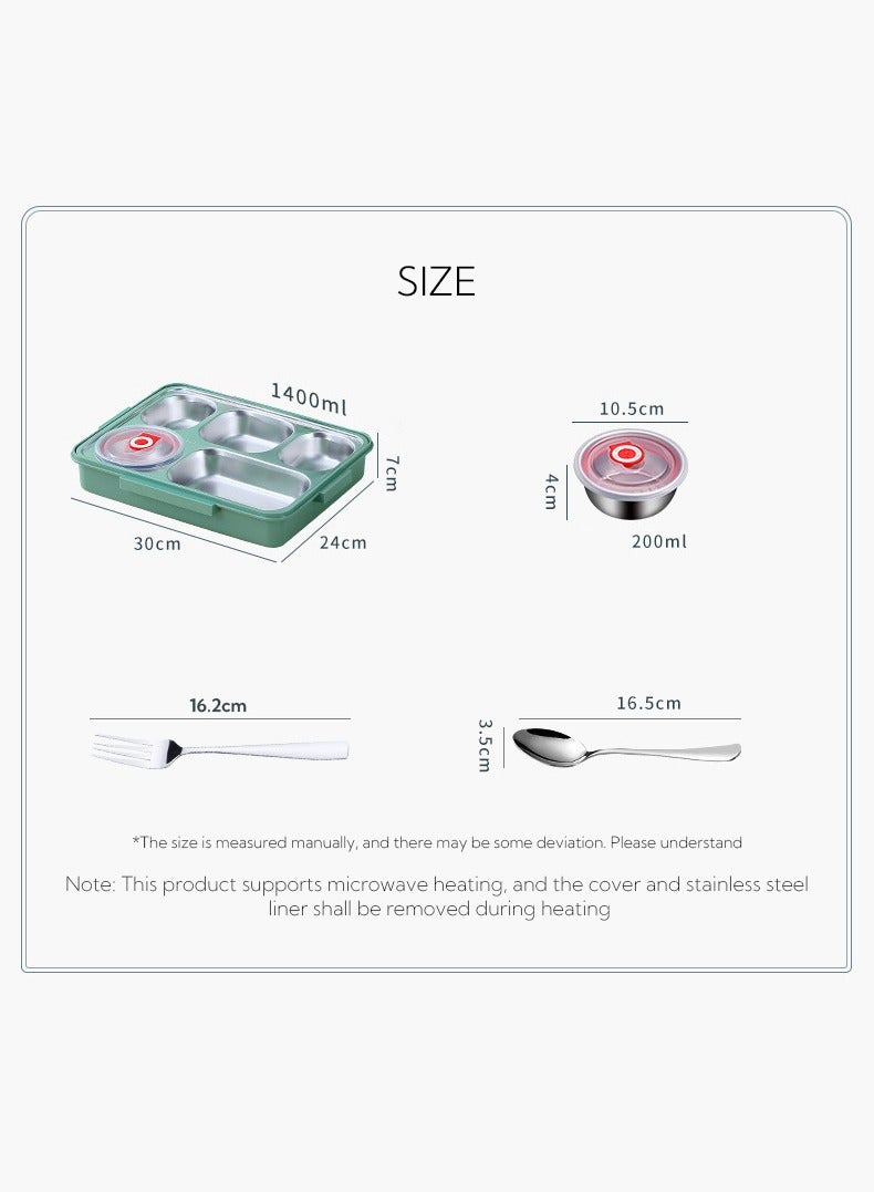 Stainless Steel Insulated Lunch Box with Meal Box Bag and Soup Bowl