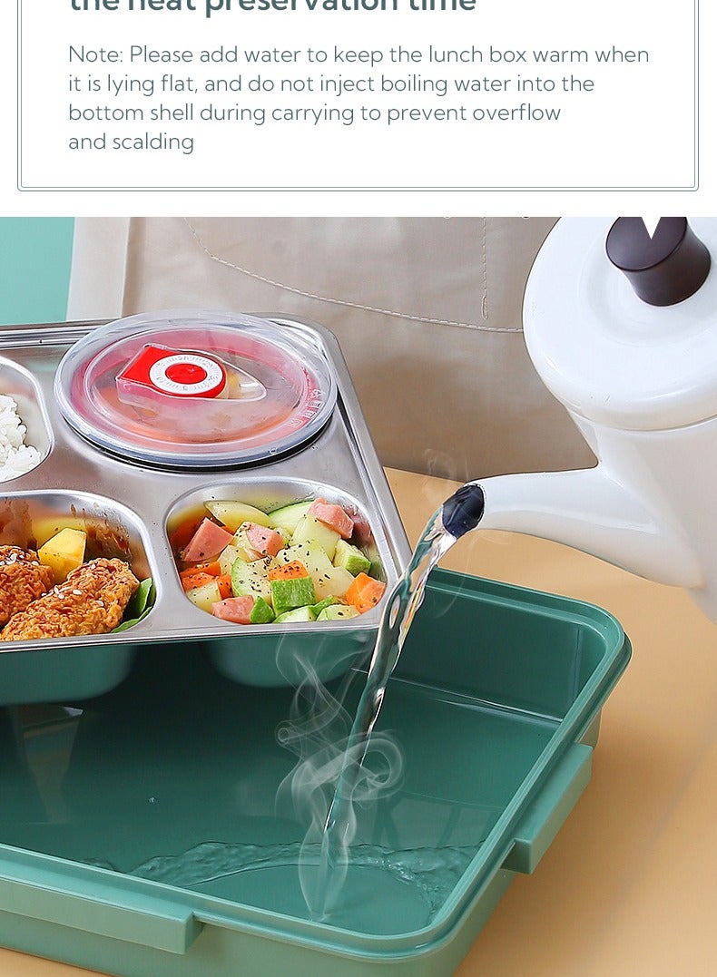 Stainless Steel Insulated Lunch Box with Meal Box Bag and Soup Bowl