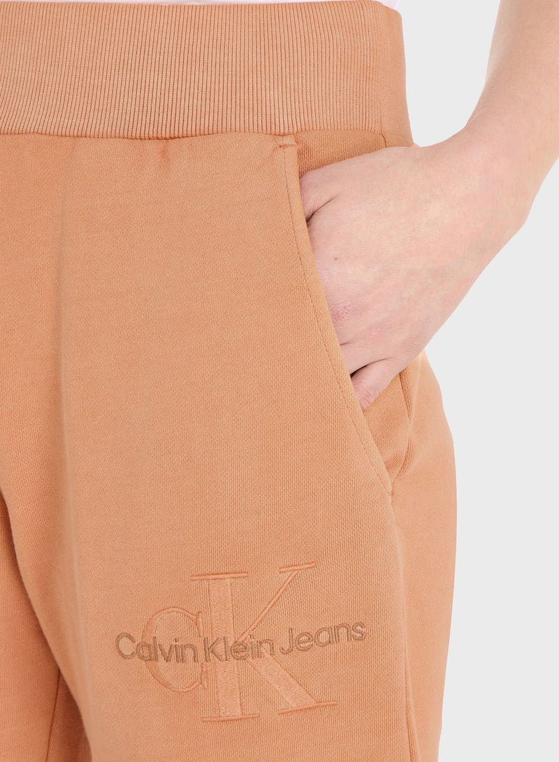 Logo Cuffed Bottom Sweatpants