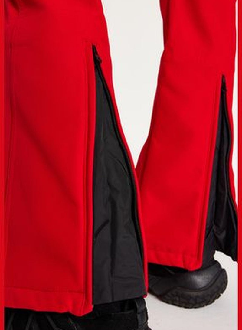 Winter Essentials/Ski Collection Red Water Repellent Parachute Fabric Trousers THMAW24EA00000