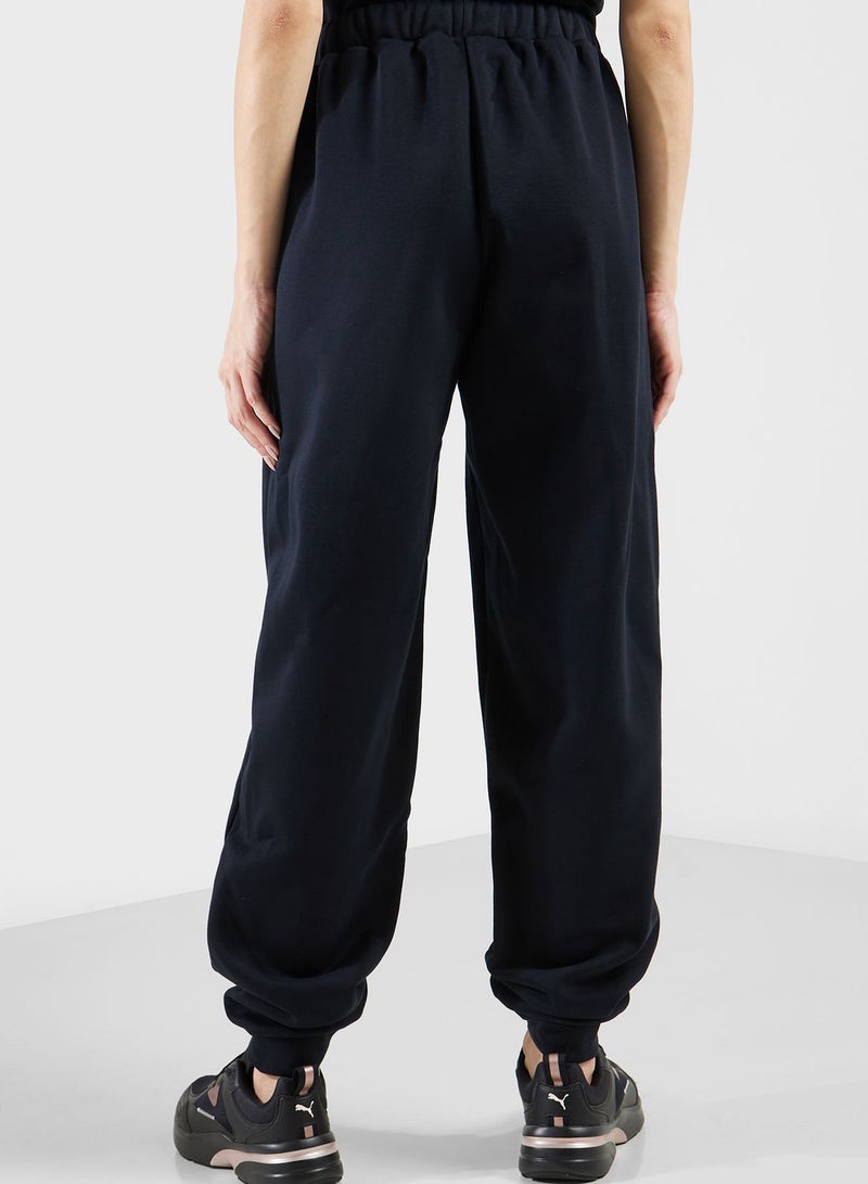 Retrograde Criss Cross Tie Joggers