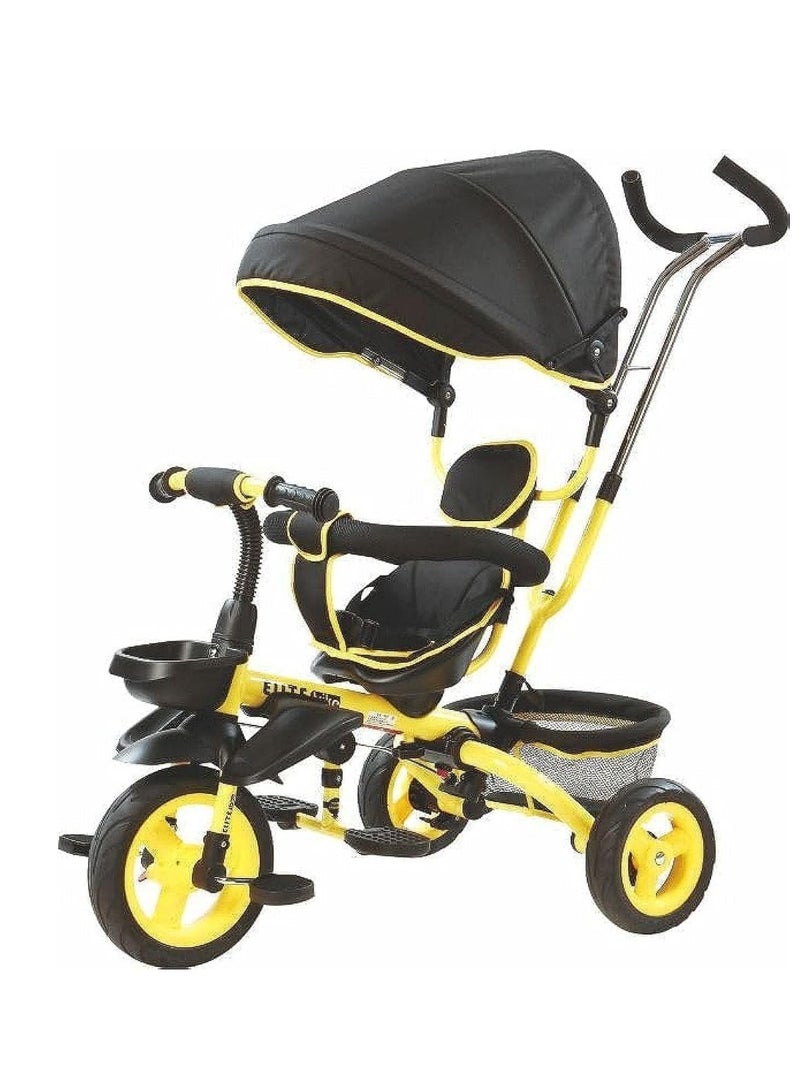 Elite Tricycle with Shade - Yellow