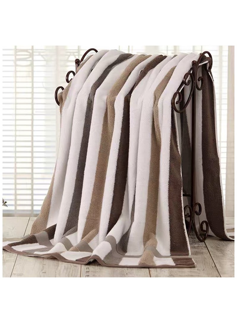 Bath Towel Beach Towel Large Thick Cotton Bath Sheets  Swimming Pool Towels Absorbent 35x71 inch（90x180 cm） (Grey)