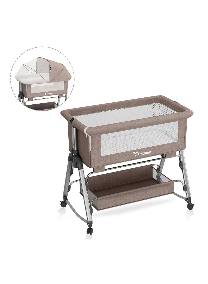 Baby Bedside Sleepzen 1 With Horizontal Adjustment - Ivory