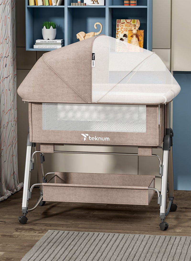 Baby Bedside Sleepzen 1 With Horizontal Adjustment - Ivory