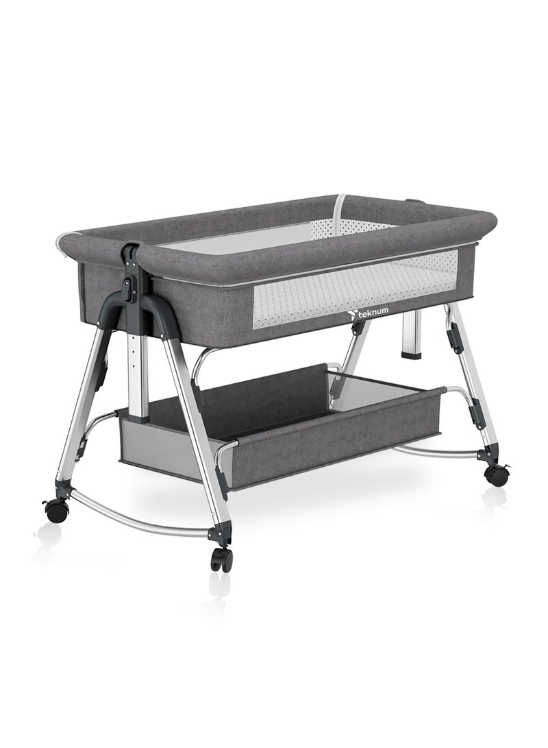 Baby Bedside Sleepzen 1 With Horizontal Adjustment - Grey