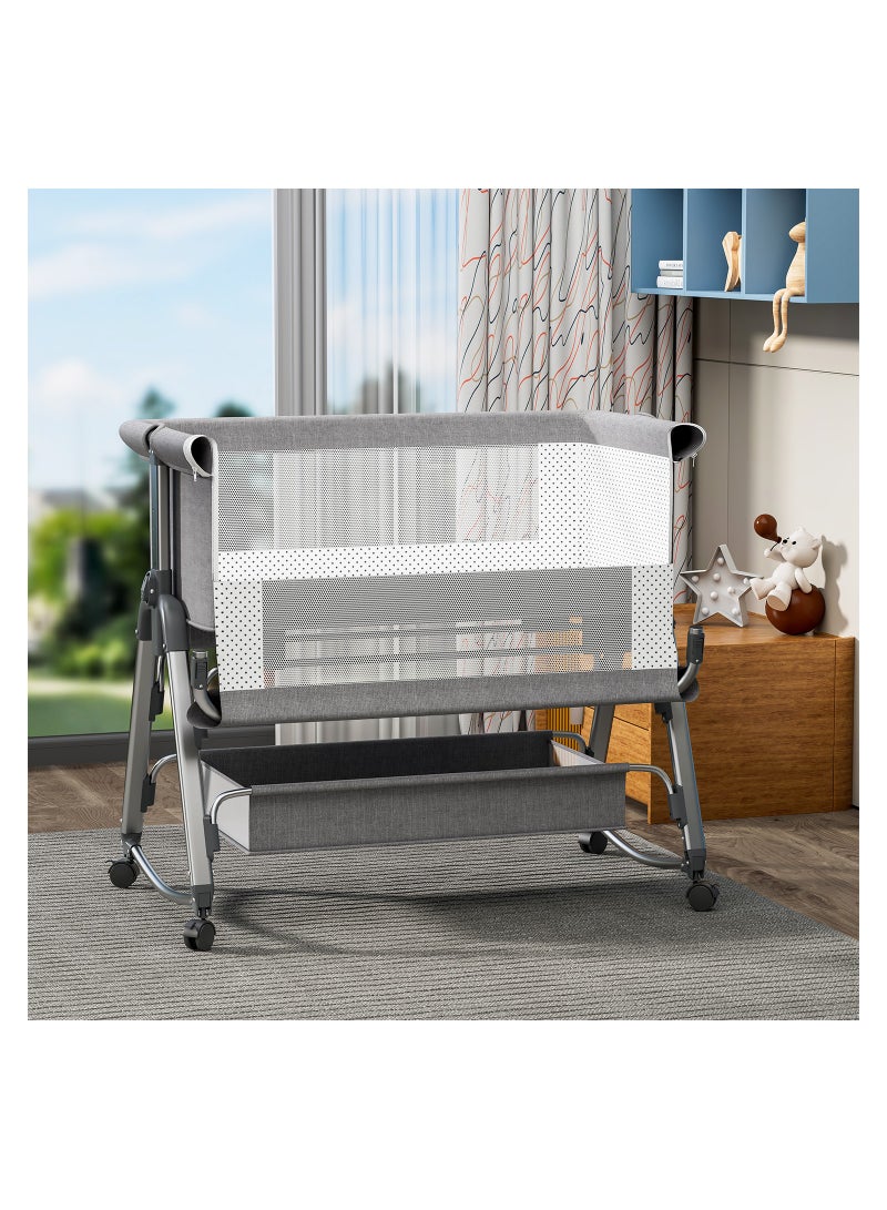 Baby Bedside Sleepzen 1 With Horizontal Adjustment - Grey