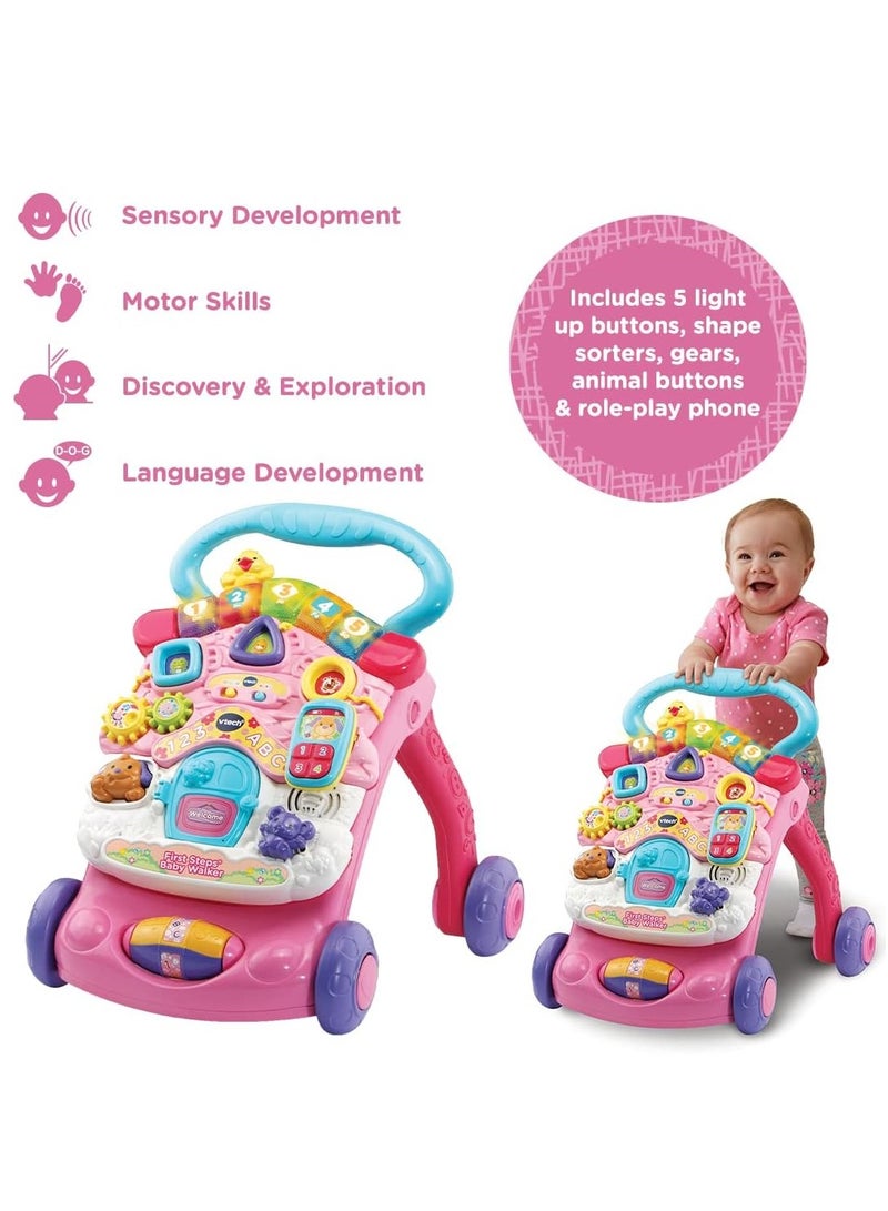 VTech First Steps Baby Walker - Pink