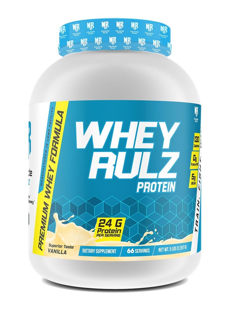 Muscle Rulz Whey Rulz 5 LBS Vanilla