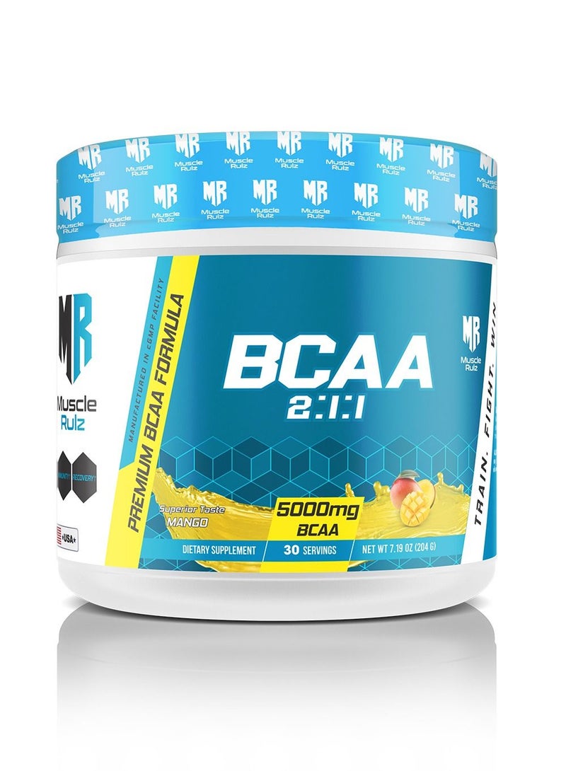 Muscle Rulz BCAA 5000 mg 30 Servings Mango