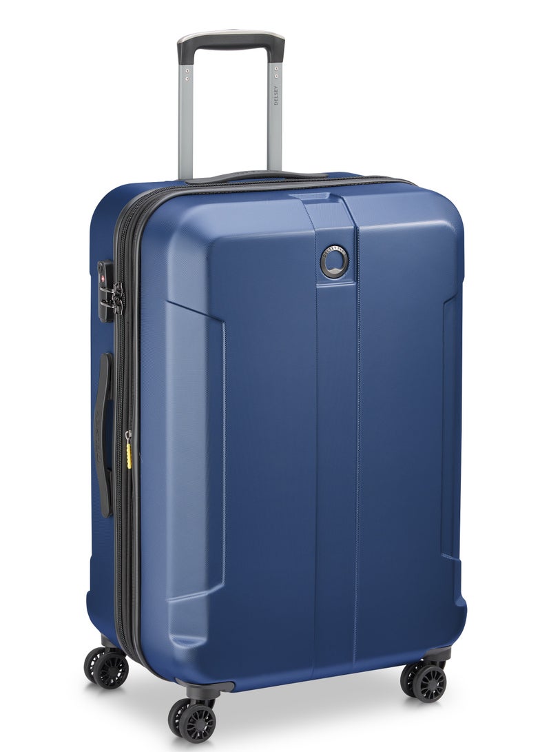 Depart Hard 71cm Hardcase Expandable 4 Wheel Check-in Luggage Trolley Case Navy Blue - 00314582022 X9