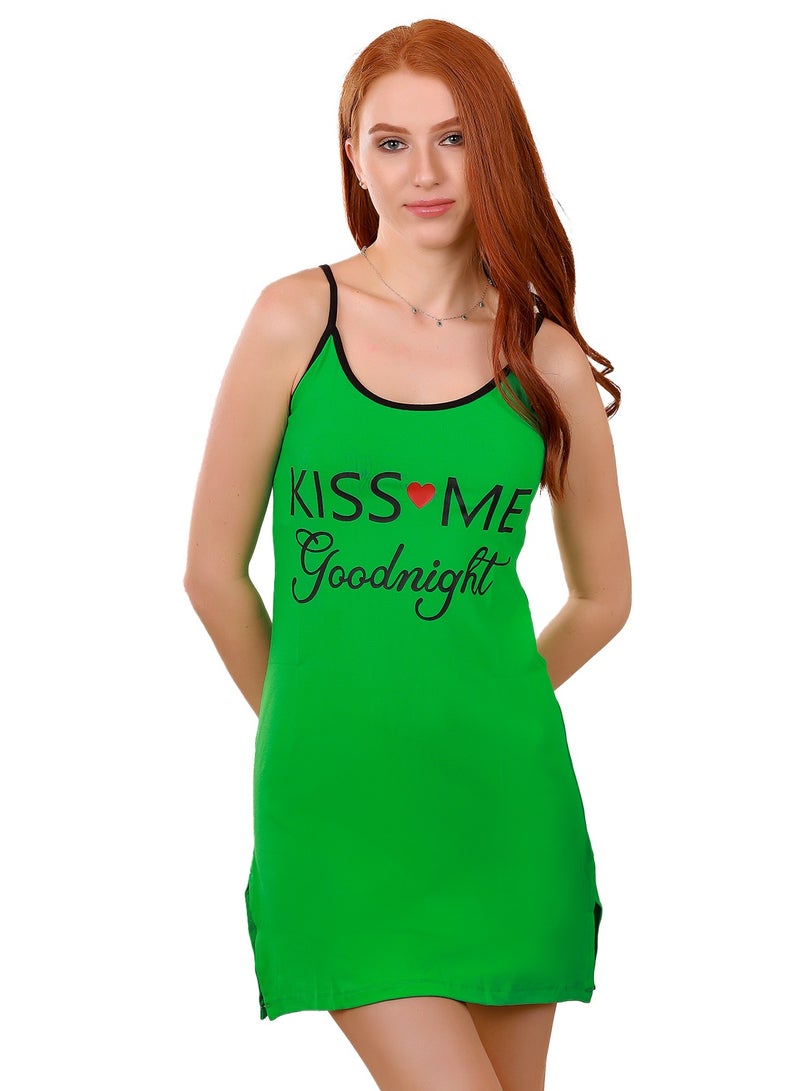 Selina Wear Nightgown Green Sleepwear