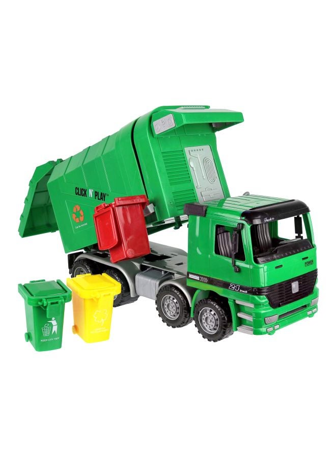 Click N Play Friction Powered Garbage Truck Toy CNP0301