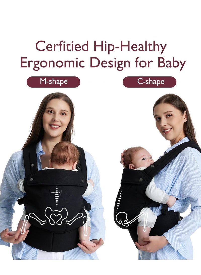 Hands-Free, Ergonomic, Cozy And Lightweight Baby Carrier, Newborn To Toddler, 7 - 44 Lbs