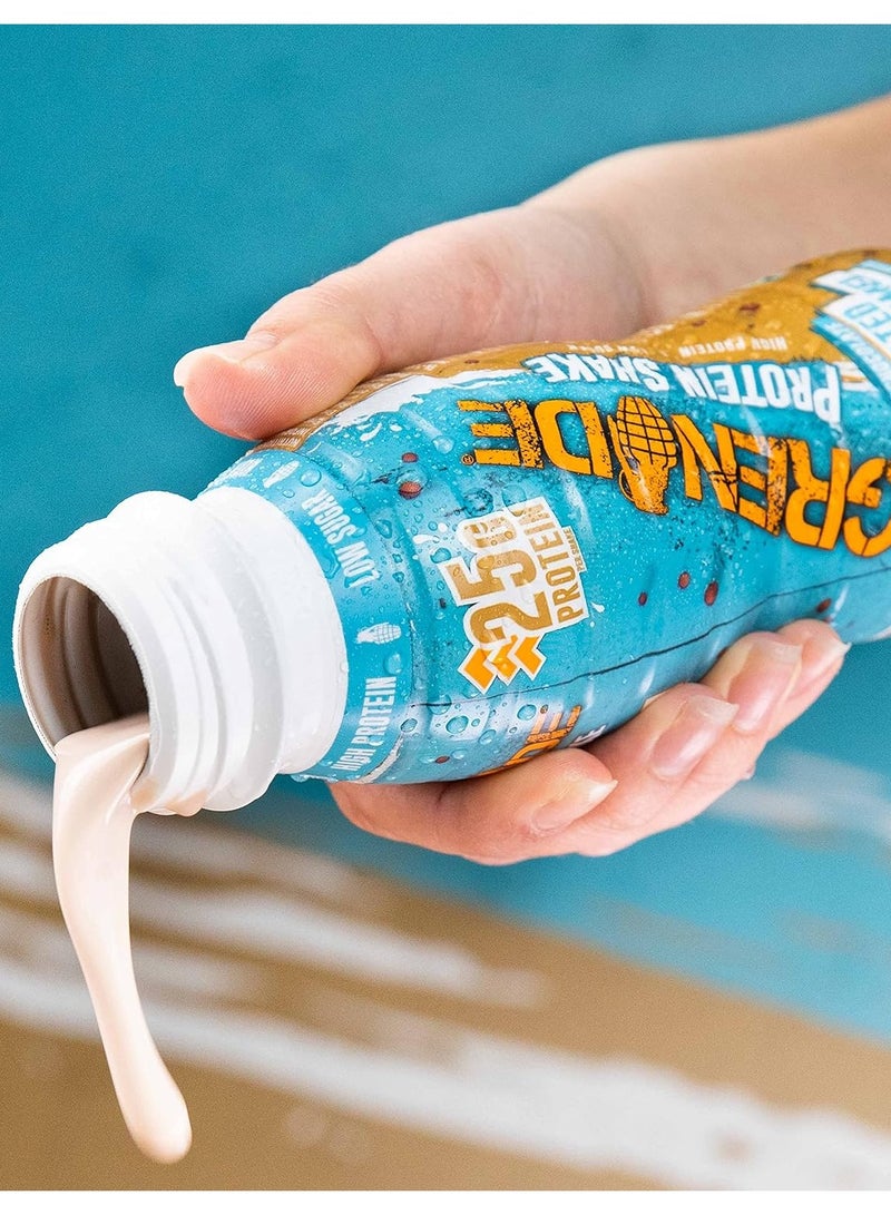 Protein Shake 330ml Chocolate Salted Caramel Flavor Pack of 8