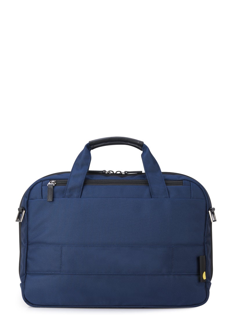 Delsey Wagram 1 Comparment Satchel Breifecase 15.6 inch Navy Blue - 00119916002