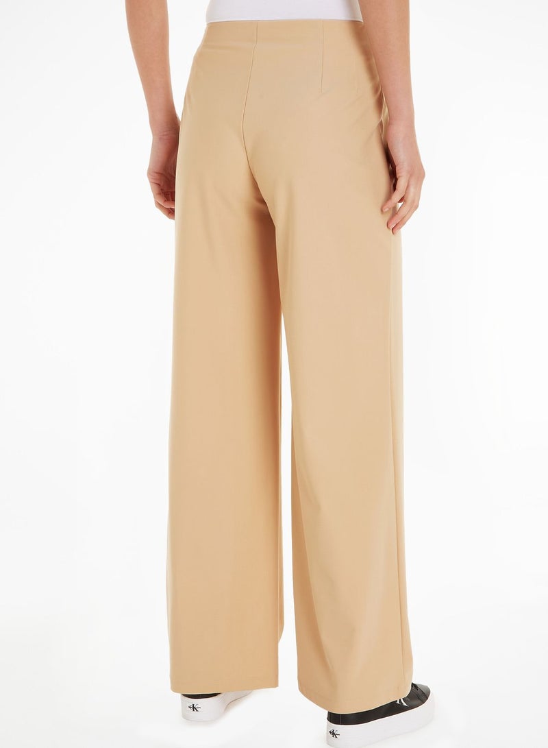 High Waist Wide Leg Pants