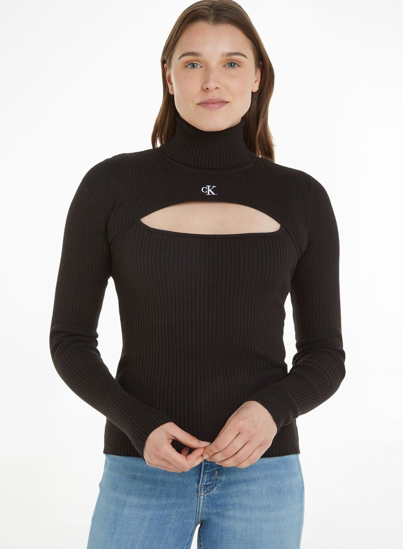 Cut Out Detail Sweater