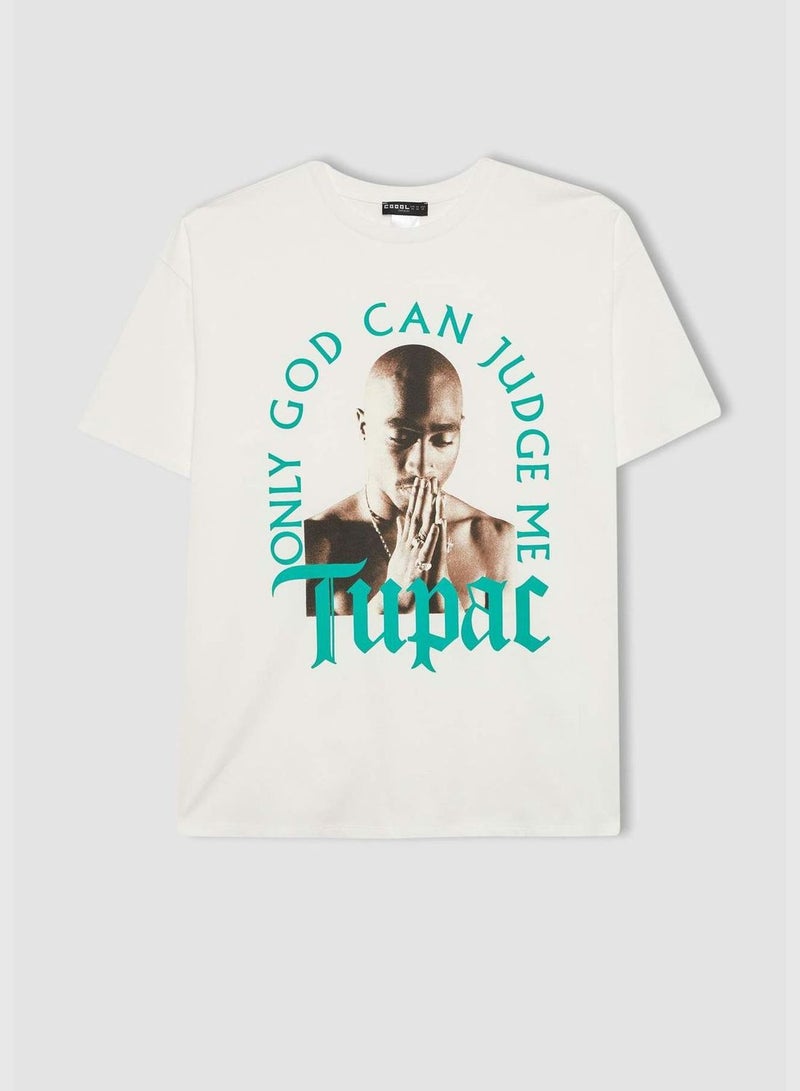 Woman Tupac Shakur Oversize Fit T-Shirt