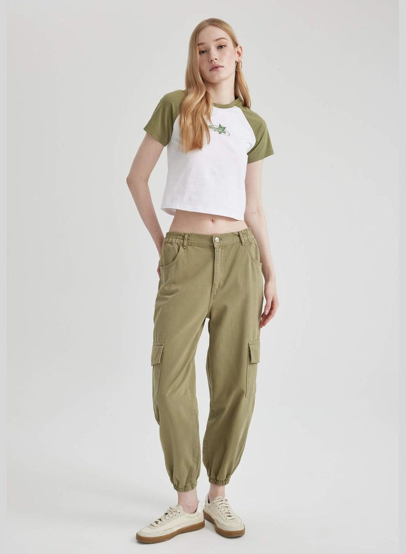Woman Cargo Jogger Woven Trousers