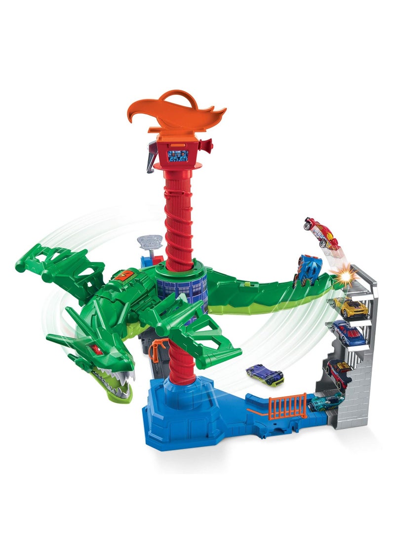 HotWheels City Air Attack Dragon Playset