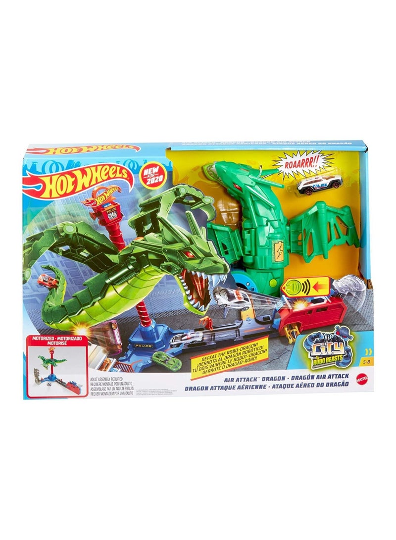 HotWheels City Air Attack Dragon Playset