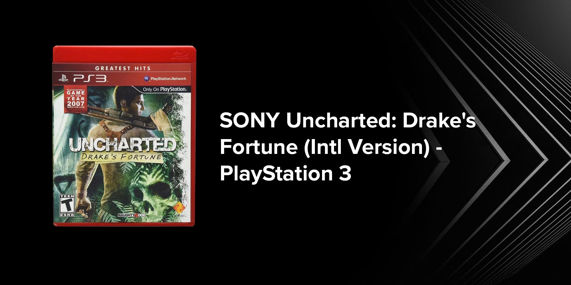 Uncharted: Drake's Fortune (Intl Version) - Action & Shooter - PlayStation 3 (PS3)