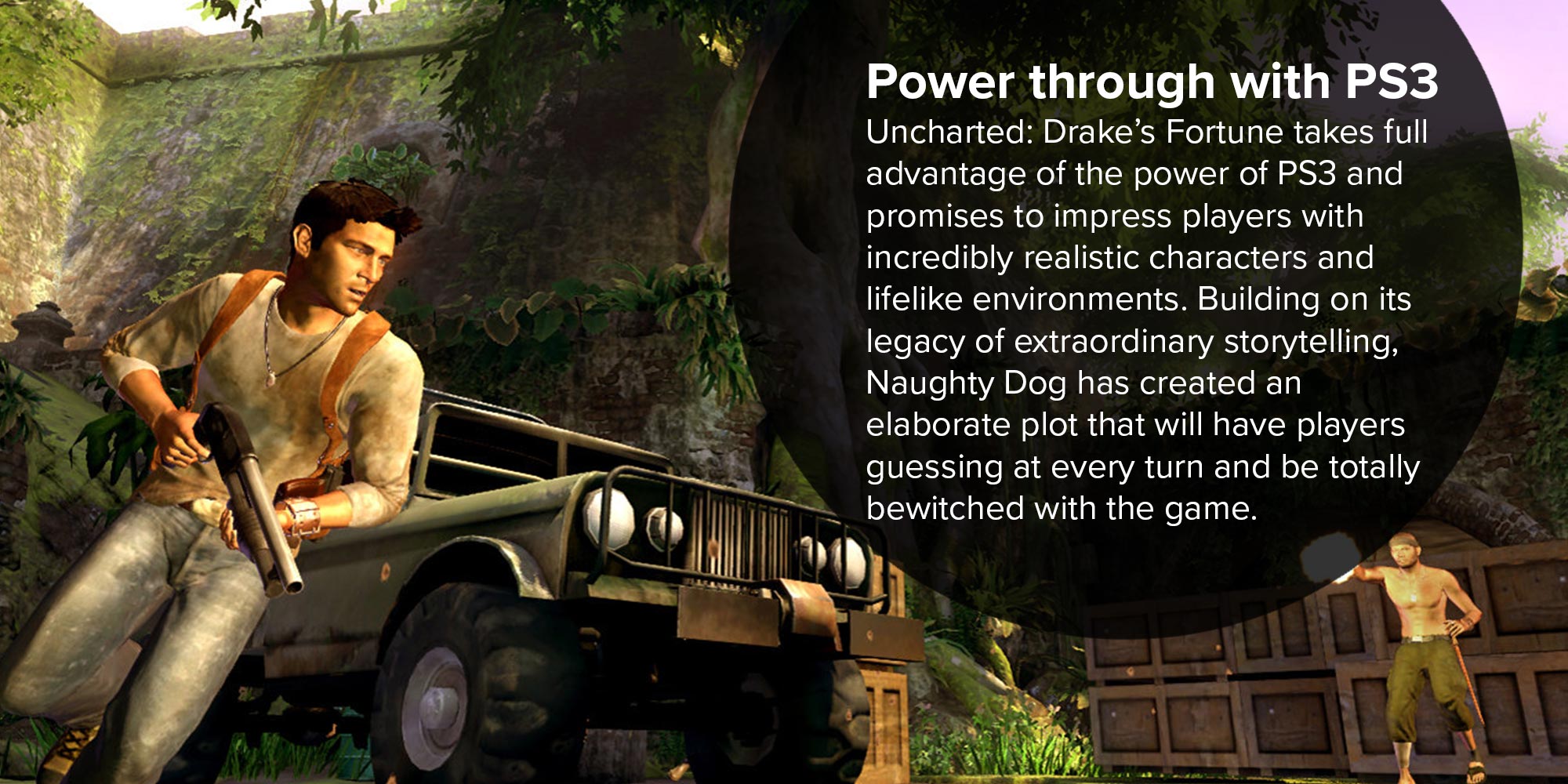 Uncharted: Drake's Fortune (Intl Version) - Action & Shooter - PlayStation 3 (PS3)