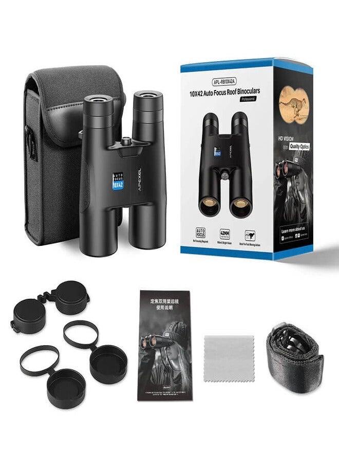 Apexel 10X42 Auto Focus Binoculars for Sport Watching