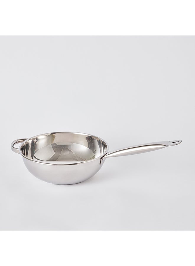 Stilo Stainless Steel Wok 26 x 9 x 26 cm