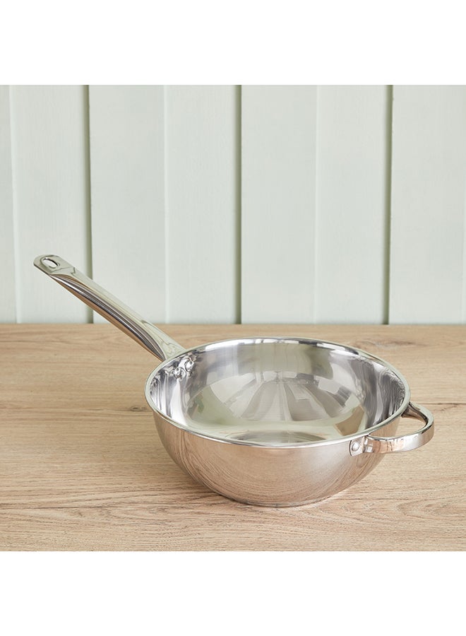 Stilo Stainless Steel Wok 26 x 9 x 26 cm