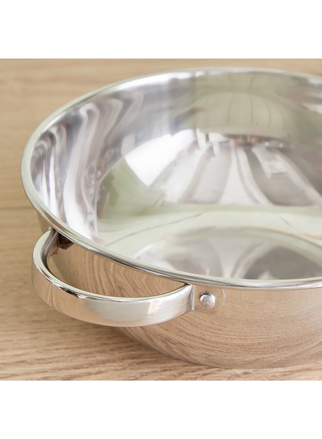 Stilo Stainless Steel Wok 26 x 9 x 26 cm