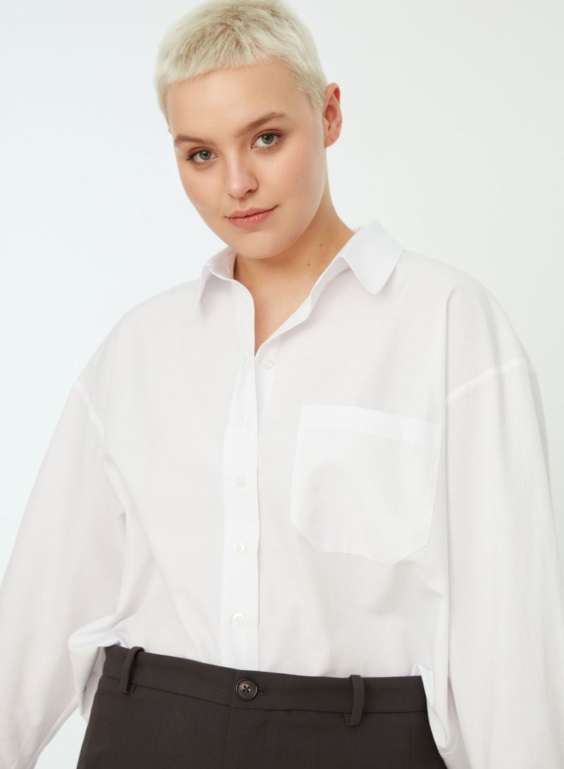 Pocket Detail Button Down Shirt