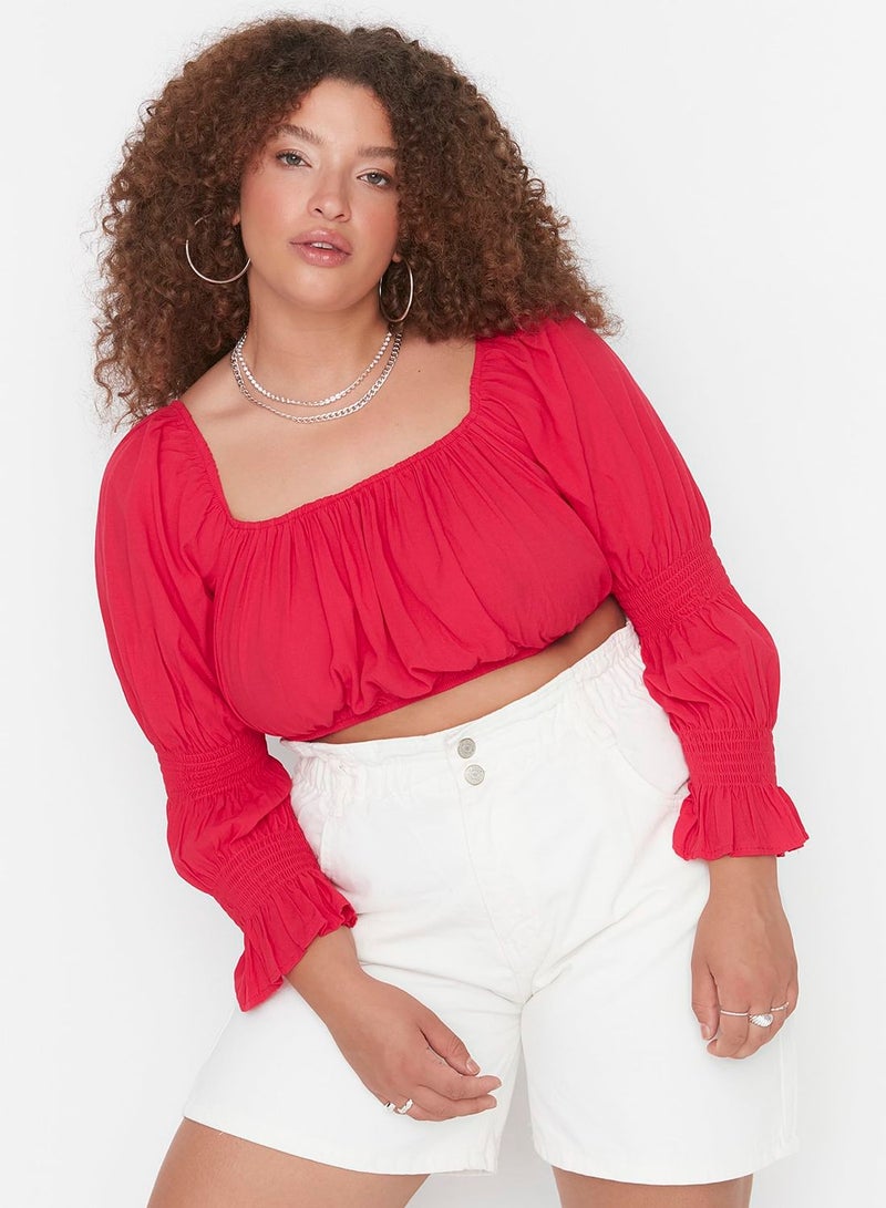 Square Neck Crop Top