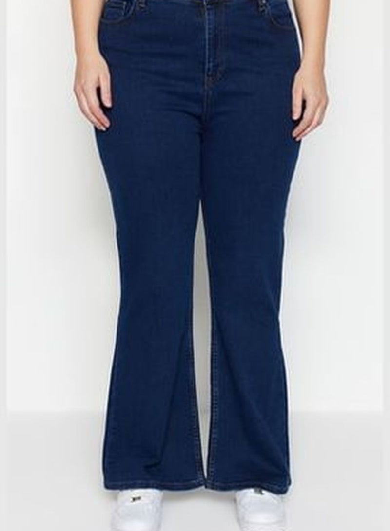 Indigo High Waist Flare Jeans