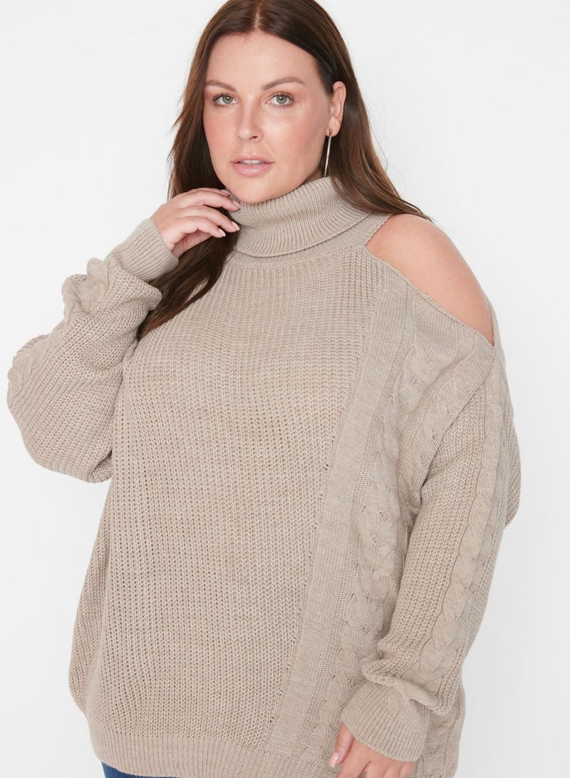 Turtleneck Knitted Sweater