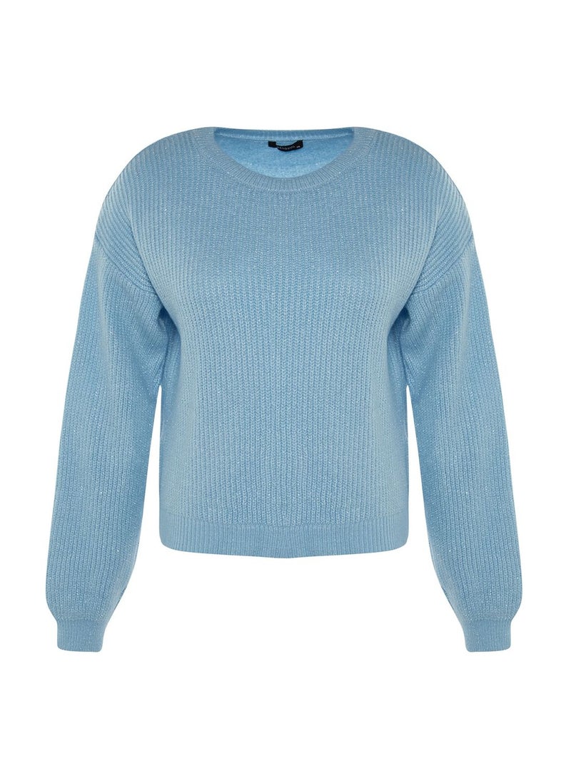 Crew Neck Knitted Sweater