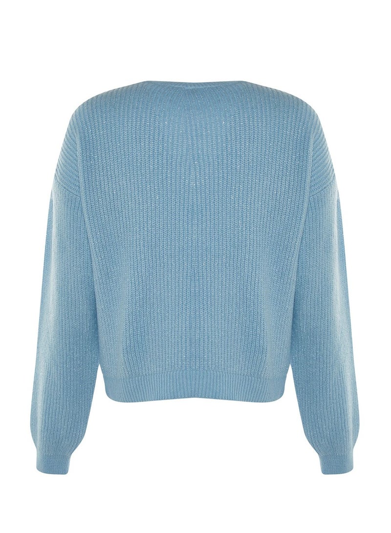 Crew Neck Knitted Sweater