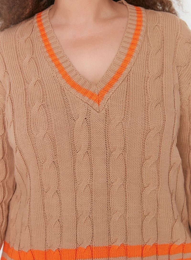 Oversized V-Neck Sweater