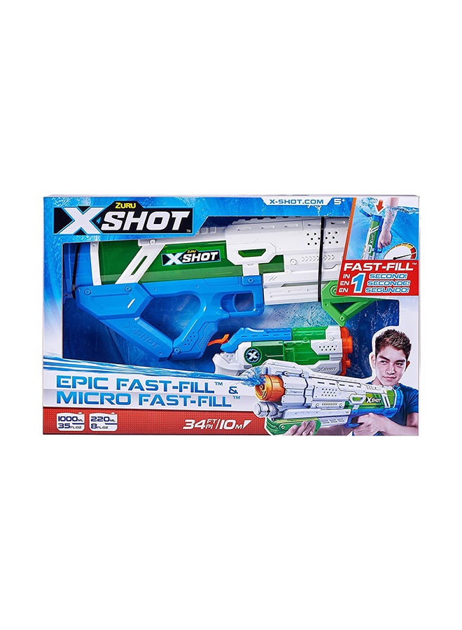 Epic Fast-Fill Micro Fast-Fill Water Blaster Gun Toy