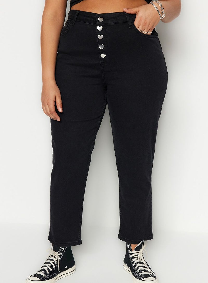 Embellished High Waist Pants