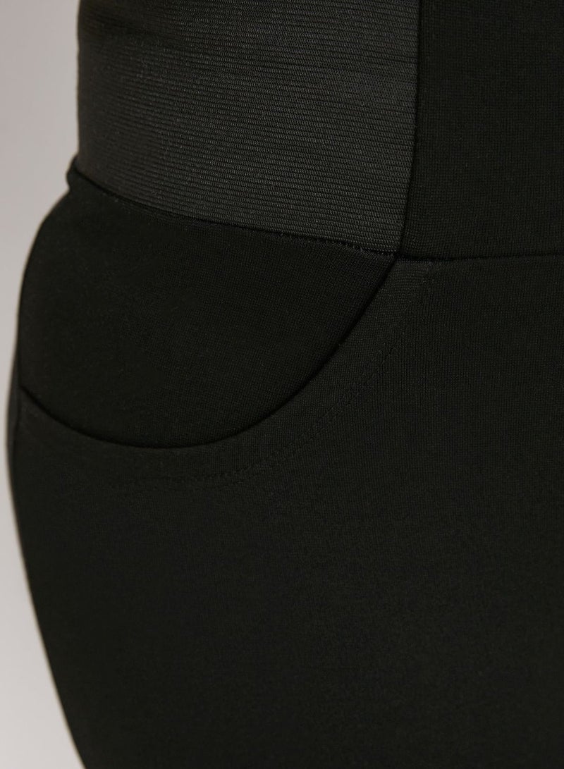 High Waist Knitted Pants