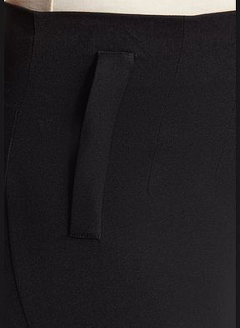 Black Cigarette Woven Trousers TBBAW23AR00015